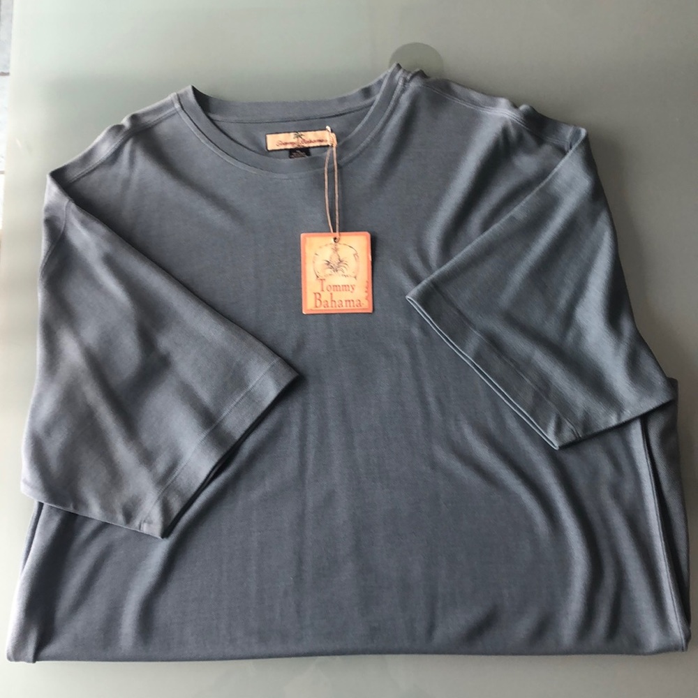 New Tommy Bahama silk/cotton short sleeve shirt